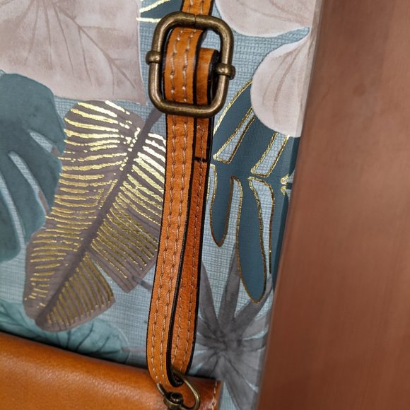 Pratesi Firenze Leather Clutch Crossbody Bag Italy - Picture 8 of 10